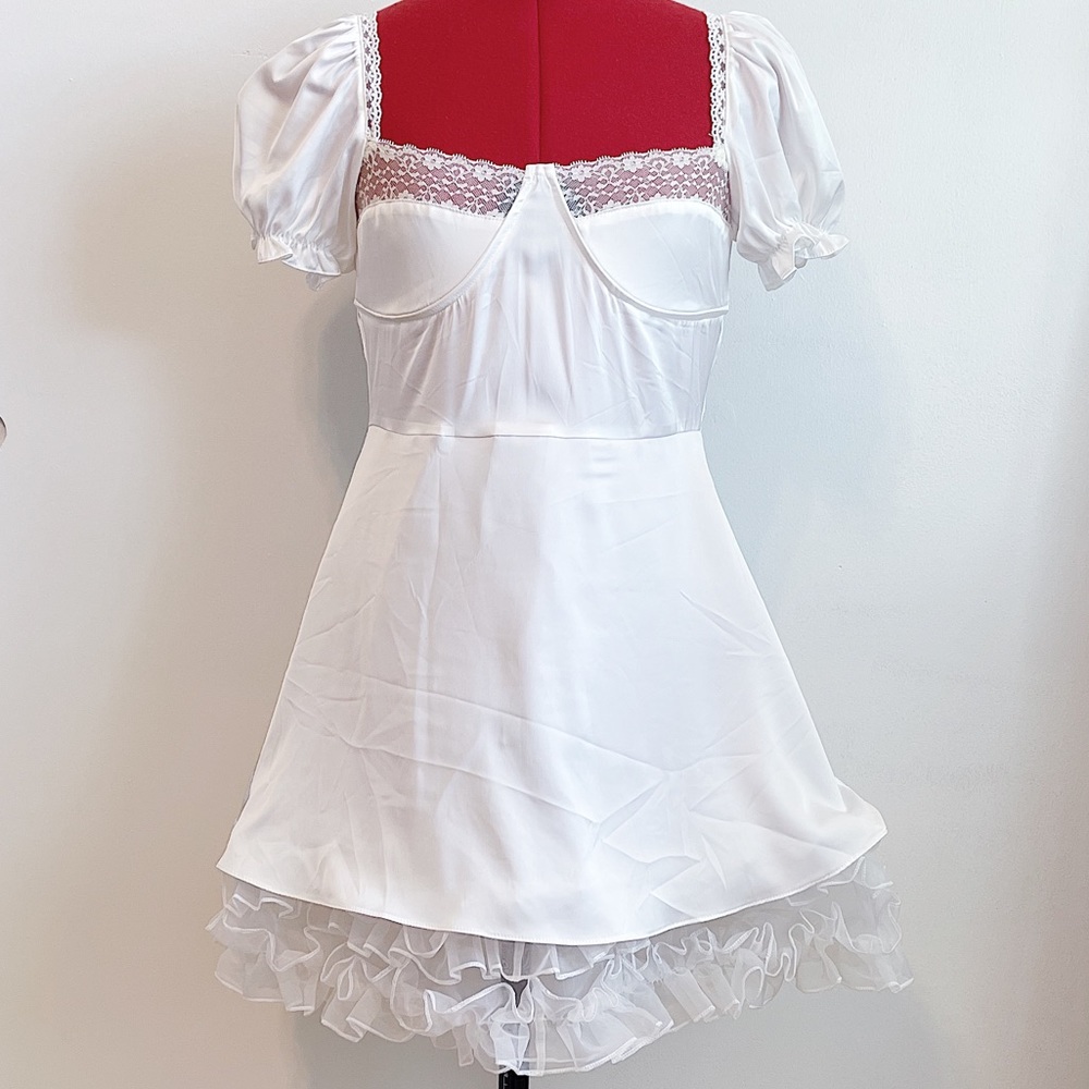 NWT Serpenti White Bellini Mini Dress - Picture 7 of 14